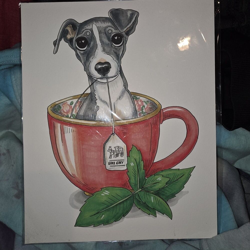 Dog Picture Still in Plastic Sleeve